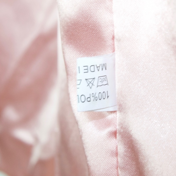 Faux Fur Pink Dress Over Coat Size ~L - Picture 6 of 8